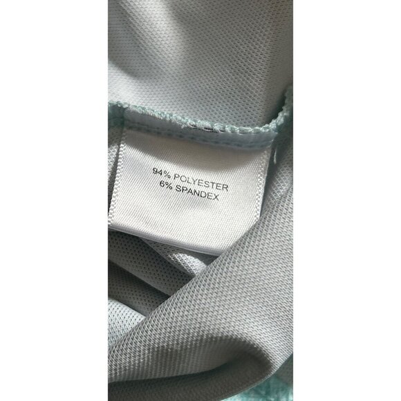 Peter Millar Summer Comfort Polo Shirt Jersey Light Blue Embroidered Fox Blue - - Picture 8 of 9